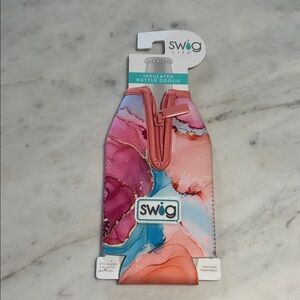 Swig Life Pink and Blue Insulated Bottle Cooler